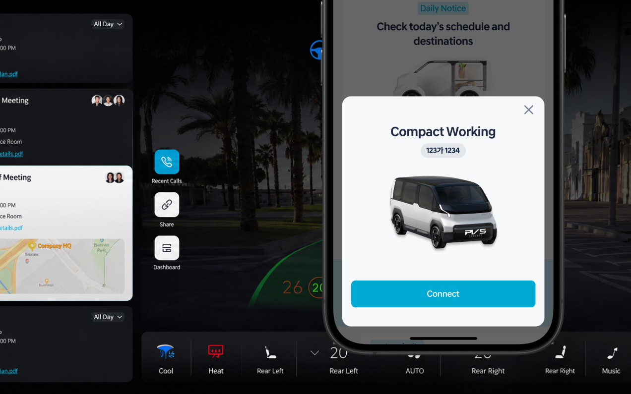 Mobile to IVI handoff