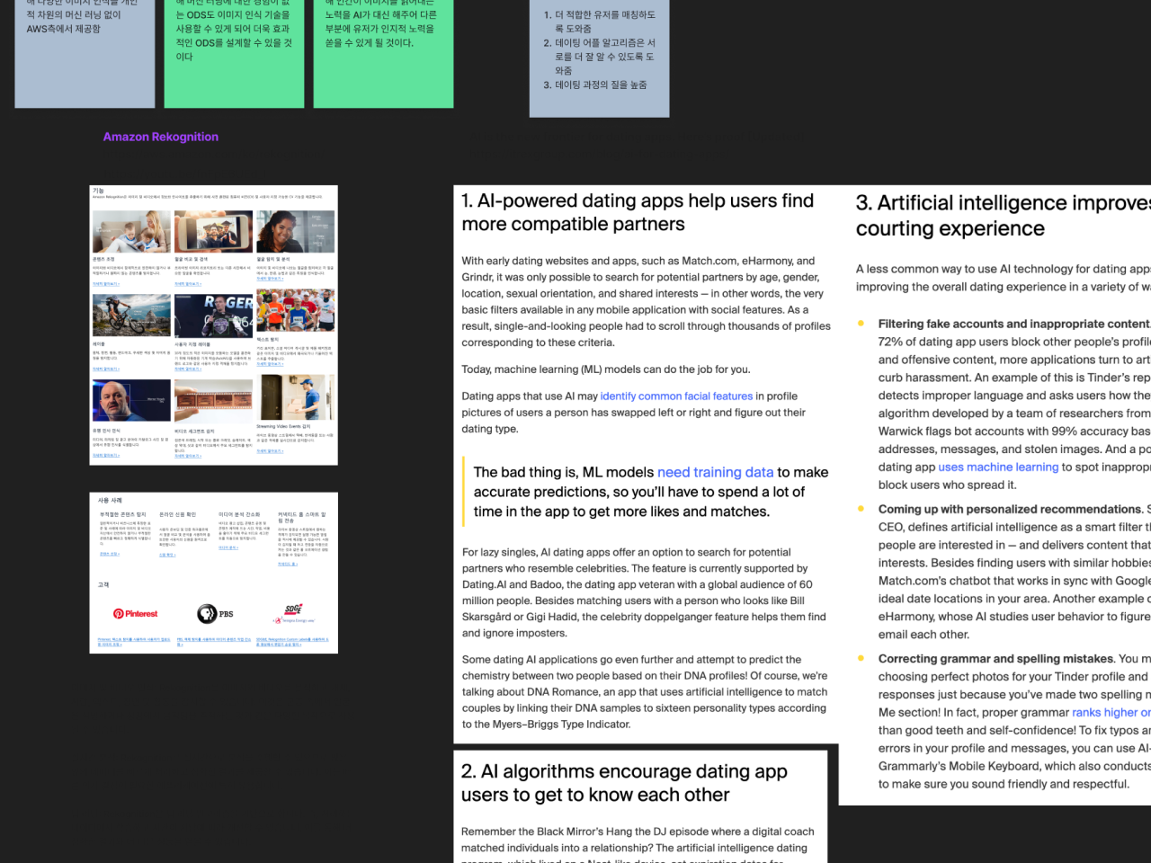Desk research — snapshot 1